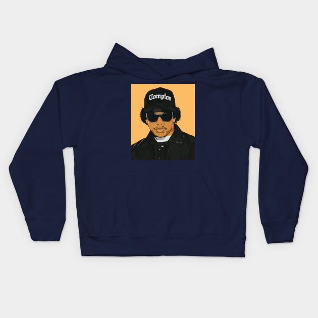 Eazy-E Kids Hoodie by JhomArtStore